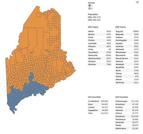 Maine Congressional Districts