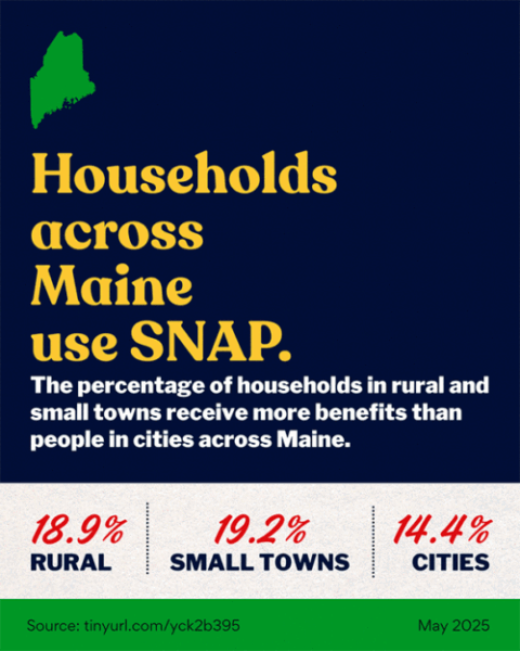 Households across Maine use SNAP